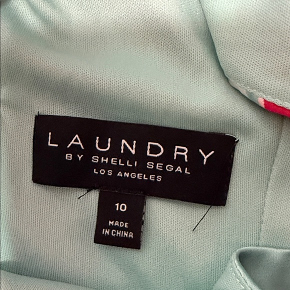 Laundry by Shelli Segal Floral Satin Maxi Dress. Elegant Wedding Guest Formal - Picture 8 of 9